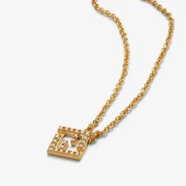 Fendi Fine chain necklace with FF pendant | Thumbnail 2 Fendi Fine chain necklace with FF pendant | Thumbnail 2