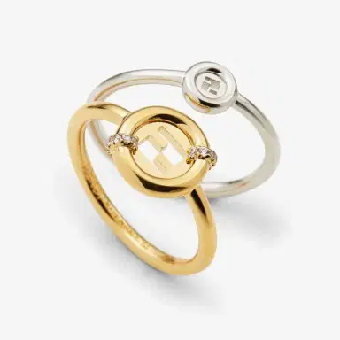 Fendi Set of rings with EverRound logo | Thumbnail 2 Fendi Set of rings with EverRound logo | Thumbnail 2