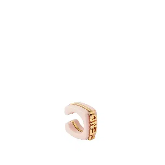Fendi Single earcuff with a linear, elegant design, embellished