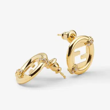 Fendi Stud earrings in the EverRound logo shape | Thumbnail 2 Fendi Stud earrings in the EverRound logo shape | Thumbnail 2