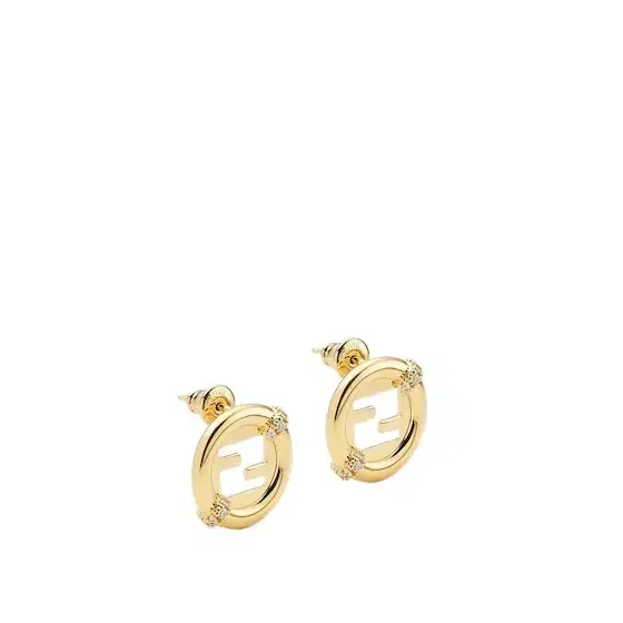Fendi Stud earrings in the EverRound logo shape