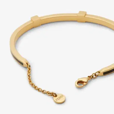 Fendi Slender, rigid bracelet with FF logo detail | Thumbnail 3 Fendi Slender, rigid bracelet with FF logo detail | Thumbnail 3