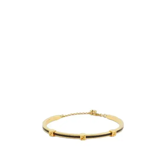 Fendi Slender, rigid bracelet with FF logo detail