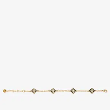 Fendi Bracelet with thin chain and cut-out FF motif | Thumbnail 2 Fendi Bracelet with thin chain and cut-out FF motif | Thumbnail 2