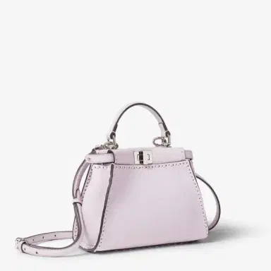 Fendi Small, iconic Peekaboo bag made with 220 hand-sewn, macro | Thumbnail 3 Fendi Small, iconic Peekaboo bag made with 220 hand-sewn, macro | Thumbnail 3
