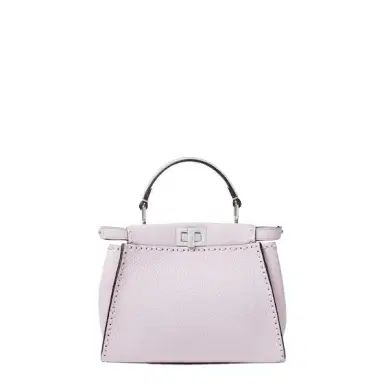 Fendi Small, iconic Peekaboo bag made with 220 hand-sewn, macro | Thumbnail 1 Fendi Small, iconic Peekaboo bag made with 220 hand-sewn, macro | Thumbnail 1