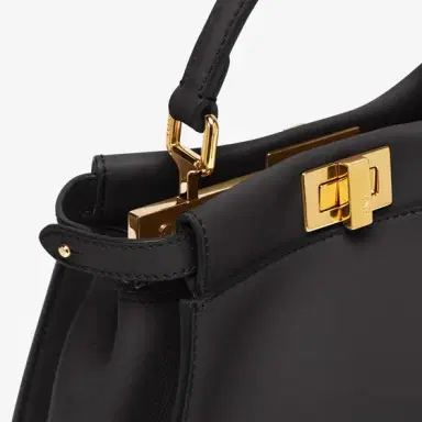 Fendi Iconic small Peekaboo bag made of soft black leather | Thumbnail 5 Fendi Iconic small Peekaboo bag made of soft black leather | Thumbnail 5