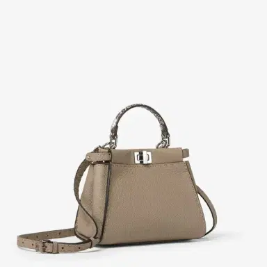 Fendi Small iconic Peekaboo bag made with 1048 hand-sewn | Thumbnail 2 Fendi Small iconic Peekaboo bag made with 1048 hand-sewn | Thumbnail 2