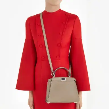 Fendi Small iconic Peekaboo bag made with 1048 hand-sewn | Thumbnail 6 Fendi Small iconic Peekaboo bag made with 1048 hand-sewn | Thumbnail 6
