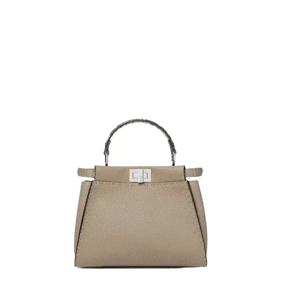 Fendi Small iconic Peekaboo bag made with 1048 hand-sewn