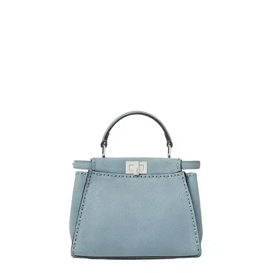 Small, iconic Peekaboo bag made with 220 hand-sewn, macro