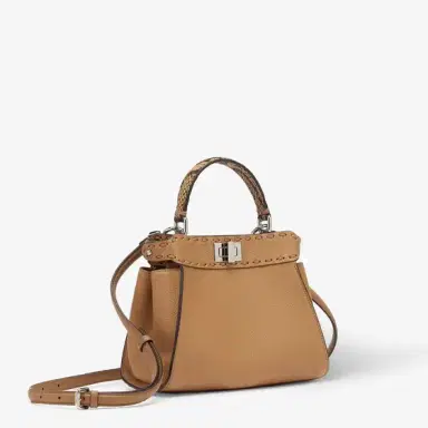 Fendi Small, iconic Peekaboo bag made with 220 hand-sewn | Thumbnail 2