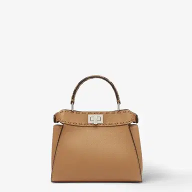 Fendi Small, iconic Peekaboo bag made with 220 hand-sewn | Thumbnail 3