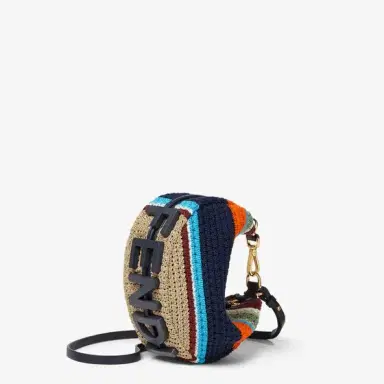 Fendi Mini Fendigraphy hobo bag with a contemporary look and bold | Thumbnail 3 Fendi Mini Fendigraphy hobo bag with a contemporary look and bold | Thumbnail 3