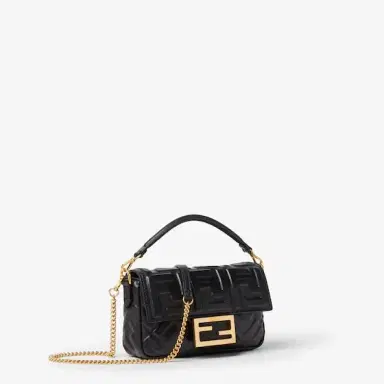 Fendi Iconic mini Baguette® bag made of a particularly soft | Thumbnail 2 Fendi Iconic mini Baguette® bag made of a particularly soft | Thumbnail 2