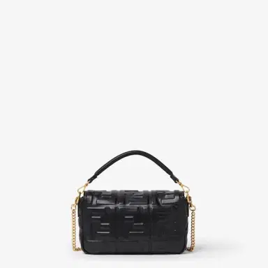 Fendi Iconic mini Baguette® bag made of a particularly soft | Thumbnail 3 Fendi Iconic mini Baguette® bag made of a particularly soft | Thumbnail 3
