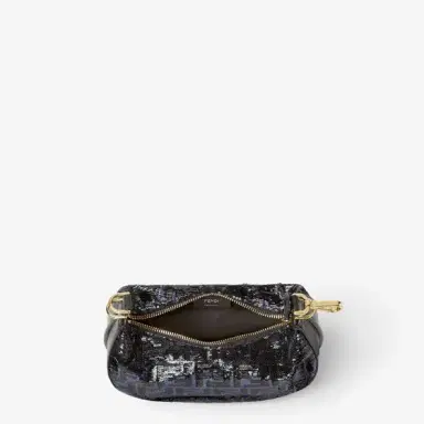 Fendi Mini Fendigraphy hobo bag with a contemporary look and bold | Thumbnail 4