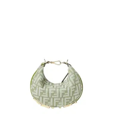 Fendi Mini Fendigraphy hobo bag with a contemporary look and bold | Thumbnail 1 Fendi Mini Fendigraphy hobo bag with a contemporary look and bold | Thumbnail 1