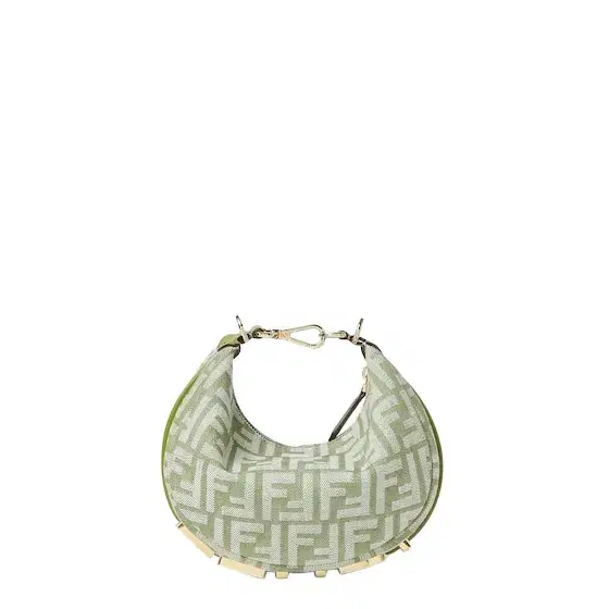Mini Fendigraphy hobo bag with a contemporary look and bold