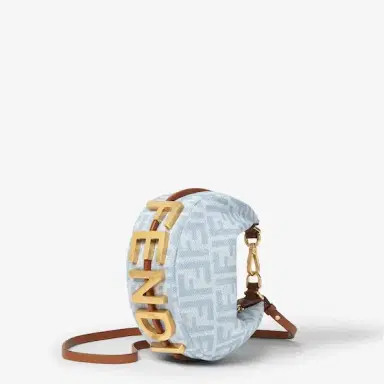 Fendi Mini Fendigraphy hobo bag with a contemporary look and bold | Thumbnail 2