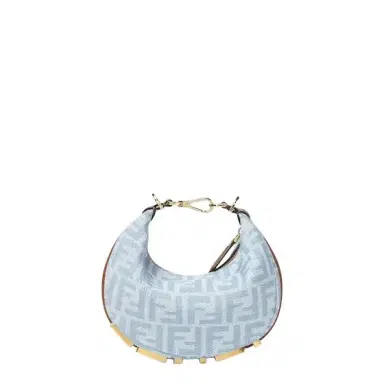 Fendi Mini Fendigraphy hobo bag with a contemporary look and bold | Thumbnail 1