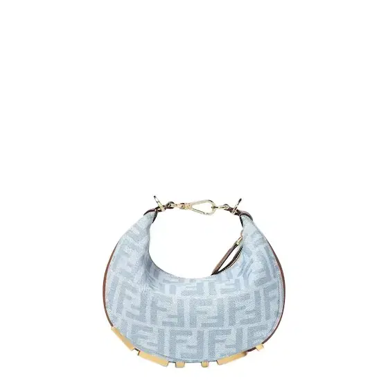 Mini Fendigraphy hobo bag with a contemporary look and bold Mini Fendigraphy hobo bag with a contemporary look and bold