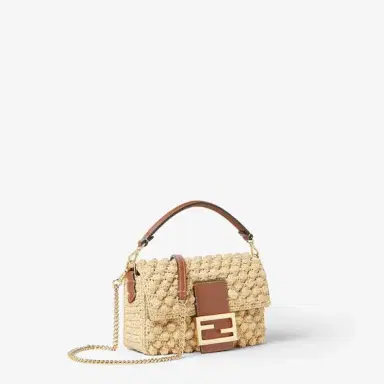 Fendi Iconic mini Baguette® bag, made of natural-coloured | Thumbnail 2