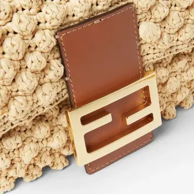 Fendi Iconic mini Baguette® bag, made of natural-coloured | Thumbnail 5