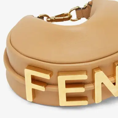 Fendi Mini Fendigraphy hobo bag with a contemporary look and bold | Thumbnail 4