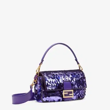 Fendi Iconic medium Baguette® bag, finely embroidered all-over | Thumbnail 2