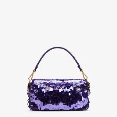 Fendi Iconic medium Baguette® bag, finely embroidered all-over | Thumbnail 3