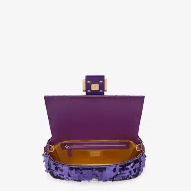 Fendi Iconic medium Baguette® bag, finely embroidered all-over | Thumbnail 4