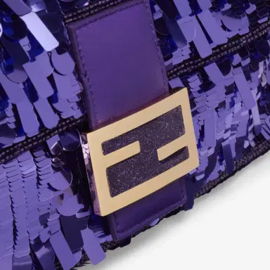 Fendi Iconic medium Baguette® bag, finely embroidered all-over | Thumbnail 5