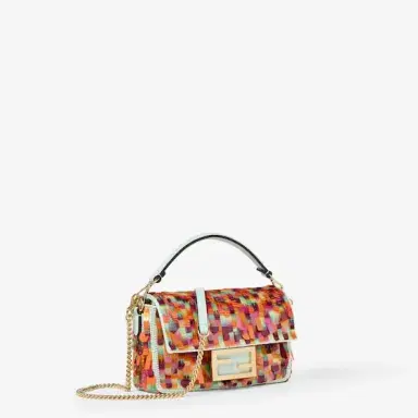 Fendi Iconic mini Baguette® bag, embroidered all over | Thumbnail 2 Fendi Iconic mini Baguette® bag, embroidered all over | Thumbnail 2
