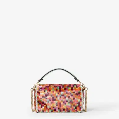 Fendi Iconic mini Baguette® bag, embroidered all over | Thumbnail 3 Fendi Iconic mini Baguette® bag, embroidered all over | Thumbnail 3