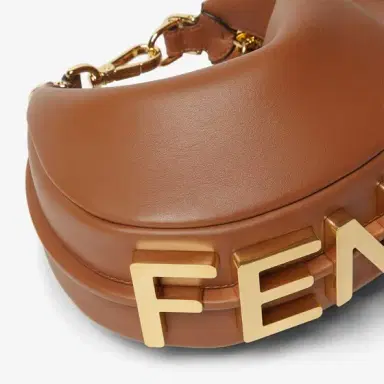 Fendi Mini Fendigraphy hobo bag with a contemporary look and bold | Thumbnail 5