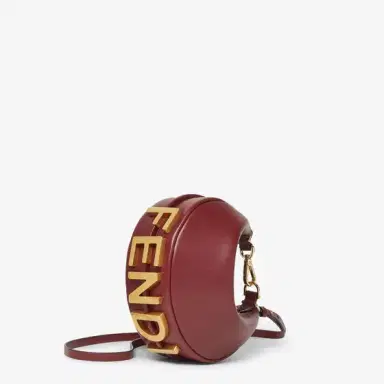 Fendi Mini Fendigraphy hobo bag with a contemporary look and bold | Thumbnail 2