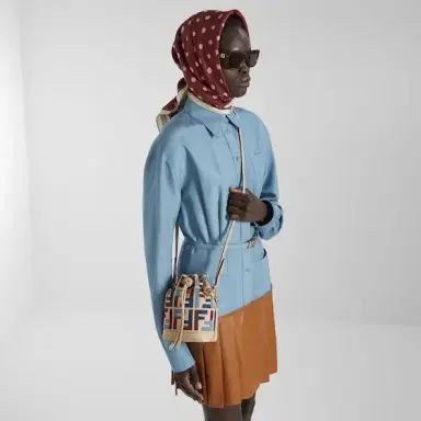 Fendi Iconic Mon Tresor bucket bag, distinguished by a timeless | Thumbnail 7 Fendi Iconic Mon Tresor bucket bag, distinguished by a timeless | Thumbnail 7