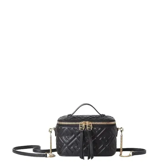 Compact and structured Vanity bag, featuring