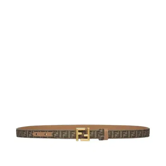 Fendi Reversible belt with loop and FF stud buckle