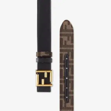 Fendi Reversible belt with loop and iconic FF stud buckle | Thumbnail 3 Fendi Reversible belt with loop and iconic FF stud buckle | Thumbnail 3