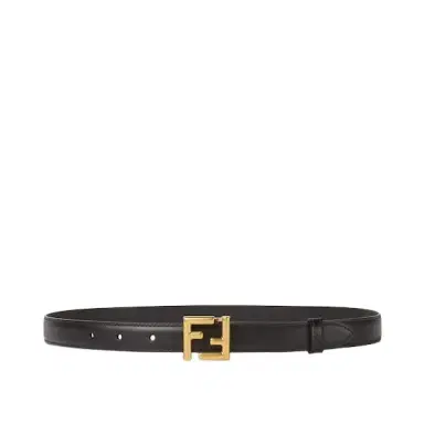 Fendi Thin belt with loop and iconic FF stud buckle | Thumbnail 1 Fendi Thin belt with loop and iconic FF stud buckle | Thumbnail 1