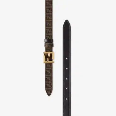 Fendi Reversible belt with loop and FF stud buckle | Thumbnail 3