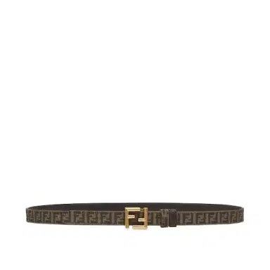 Fendi Reversible belt with loop and FF stud buckle | Thumbnail 1