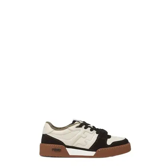 Match compact design sneakers with vintage label Match compact design sneakers with vintage label