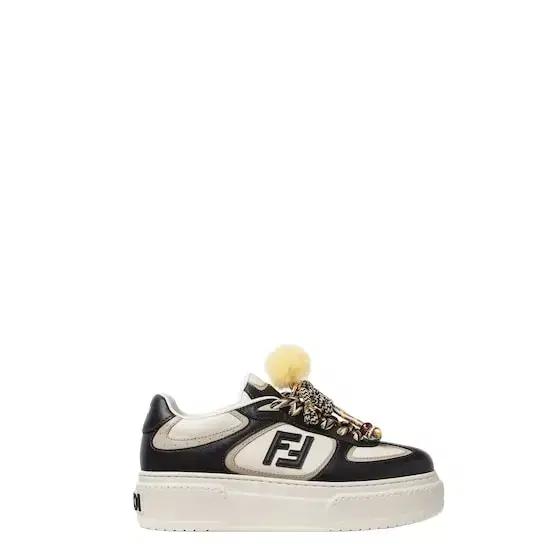 Match lace-up trainers
