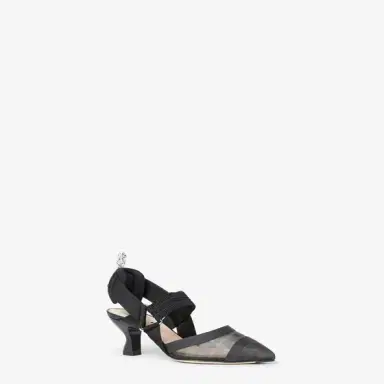 Fendi Colibrì slingbacks with pointed toe and elasticated ribbons | Thumbnail 2