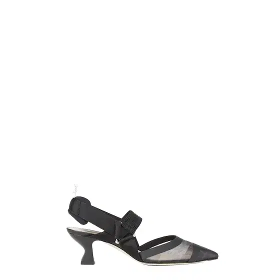 Colibrì slingbacks with pointed toe and elasticated ribbons