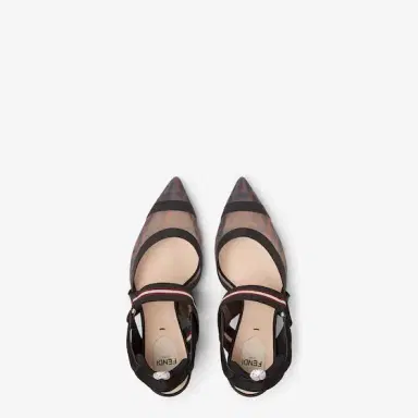 Fendi Colibrì slingbacks with elastic ribbons around the foot | Thumbnail 4 Fendi Colibrì slingbacks with elastic ribbons around the foot | Thumbnail 4