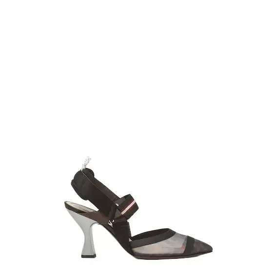 Colibrì slingbacks with elastic ribbons around the foot